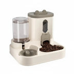 Dispensador 2 em 1: Comida & Água Sempre Frescas!