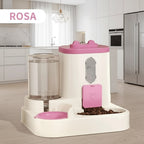 Dispensador 2 em 1: Comida & Água Sempre Frescas!